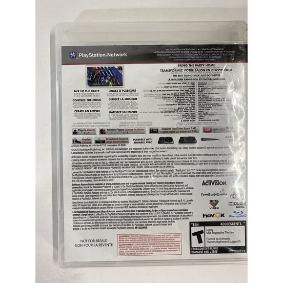 DJ Hero 2 (Sony PlayStation 3, 2010) New in Package 80 mixes - Picture 2 of 4